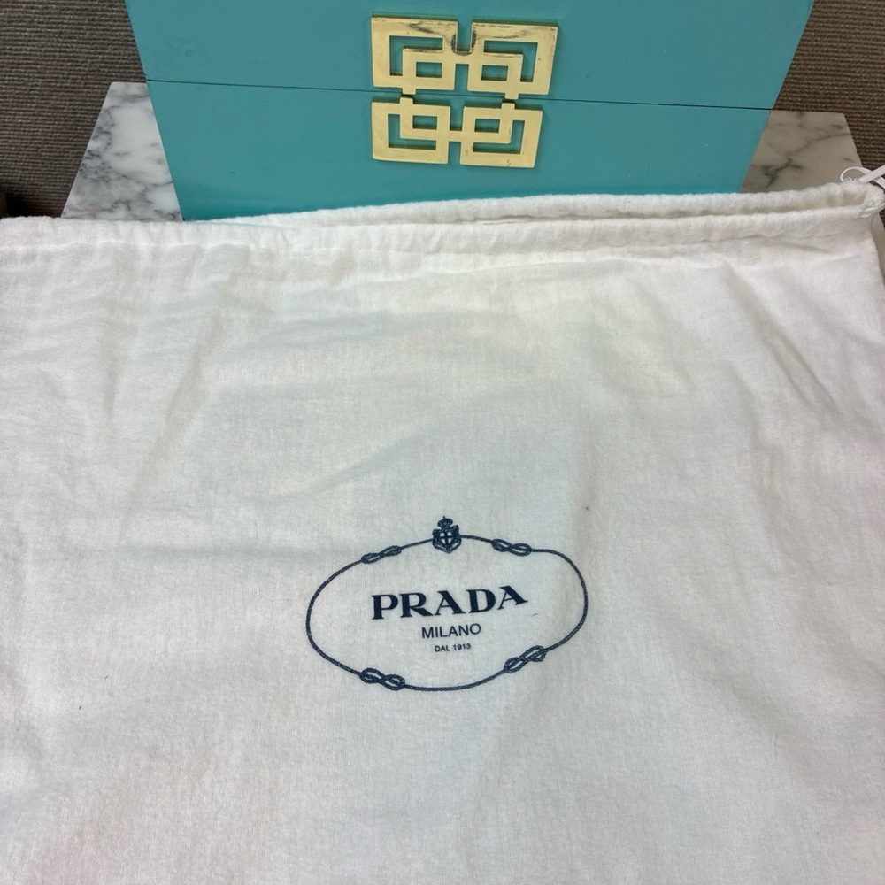 NWT Prada Nappa Leather Pavone Green Signaux Sacca Shoulder Bag - Retail $3500 - Picture 14 of 14